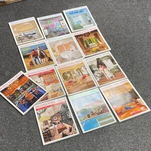 Architectural Digest Magazine Lot - 13 total Ralph Lauren Montana Y2K